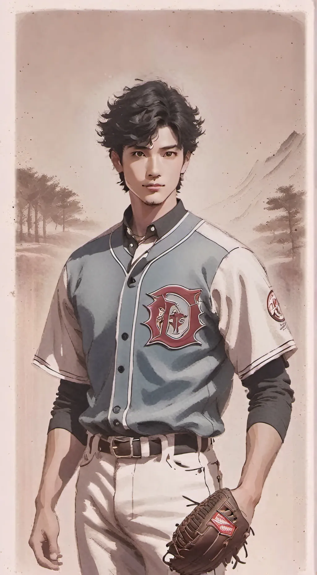 ai character: Jonathan Taylor  background