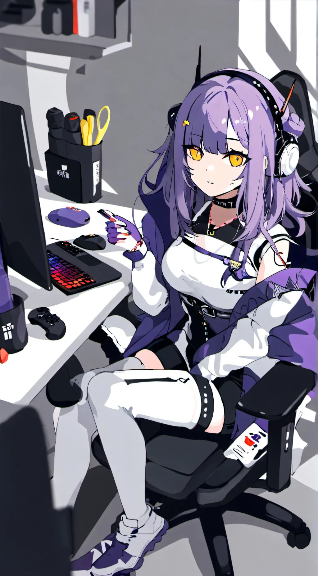 ai character: Ally background