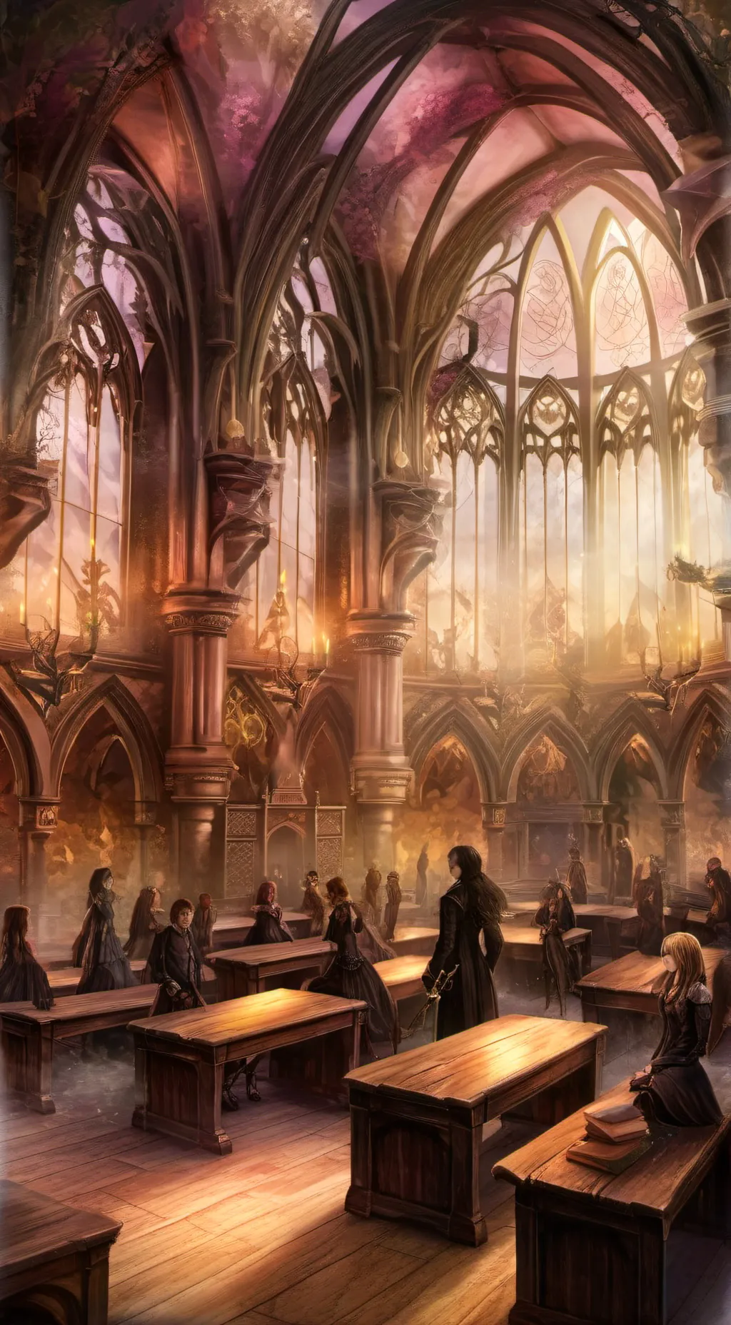 ai character: new school background