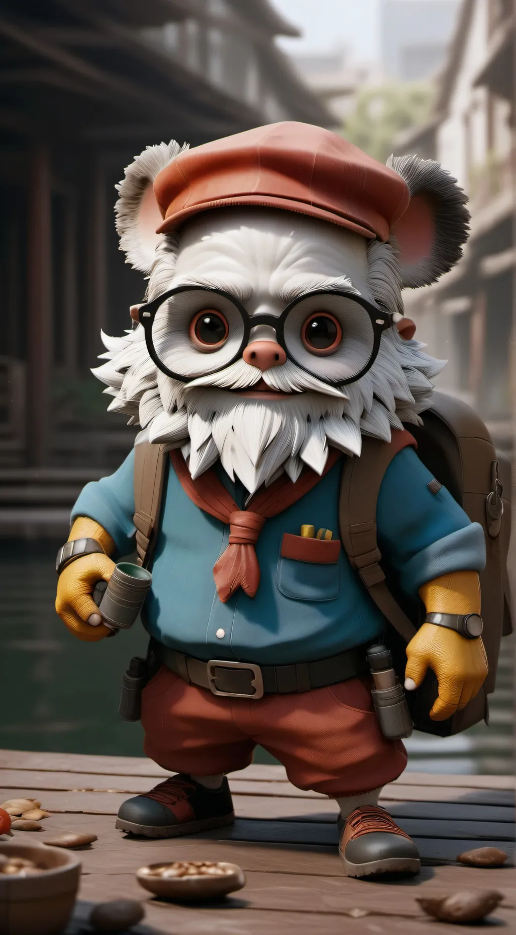 ai character: Chim  background