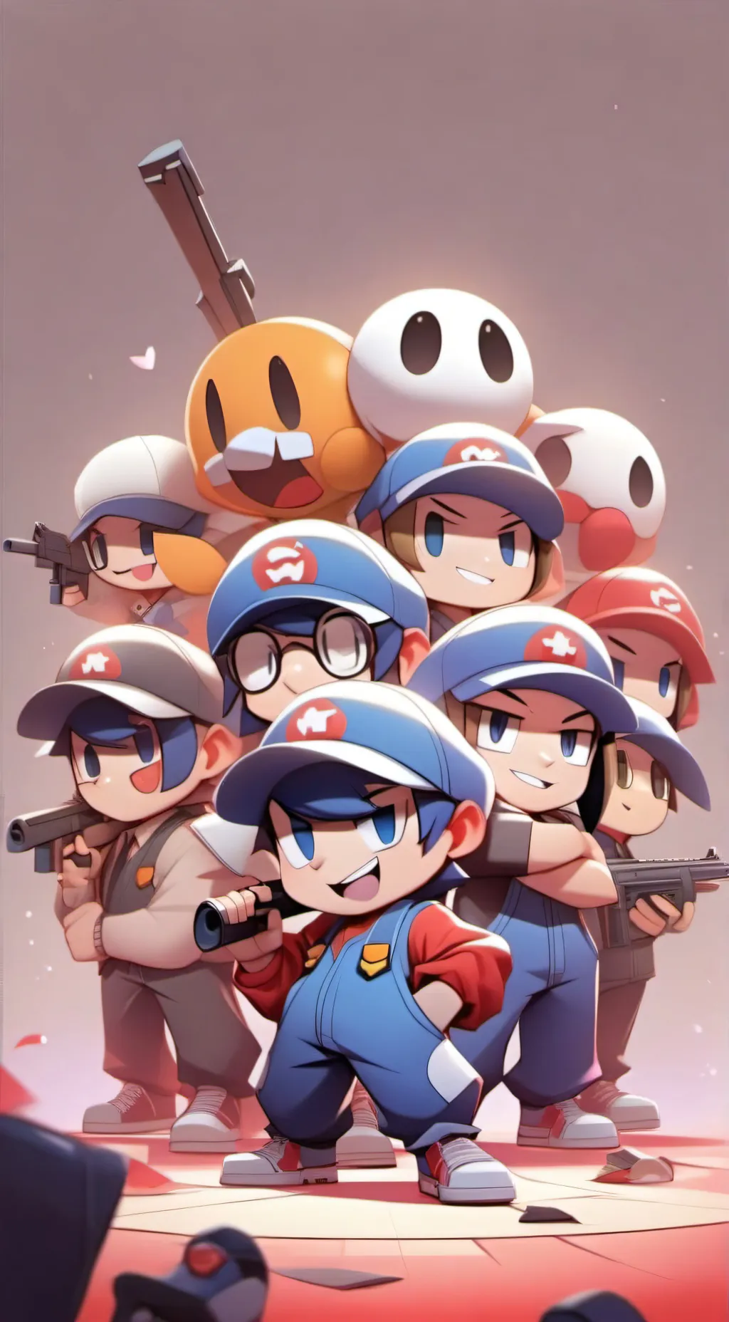 ai character: Smg4 crew meetsc&n background