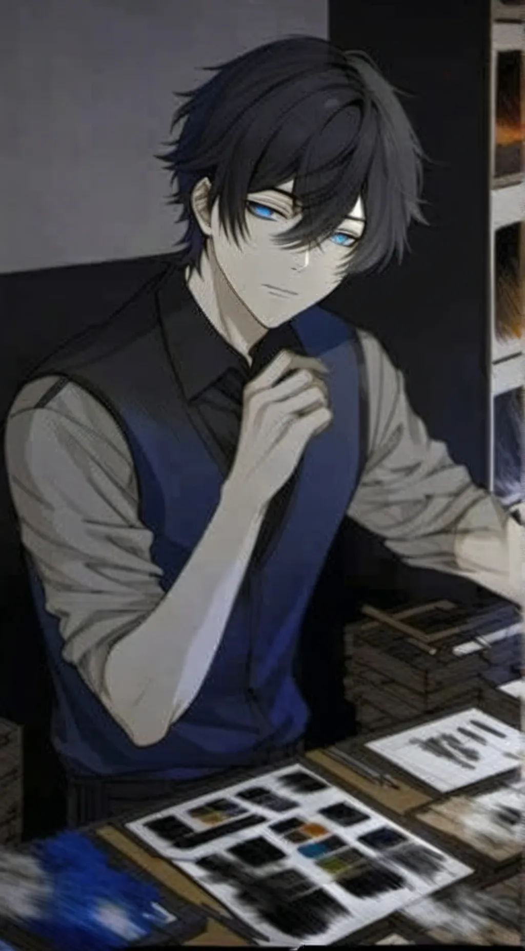 ai character: Daniel  background