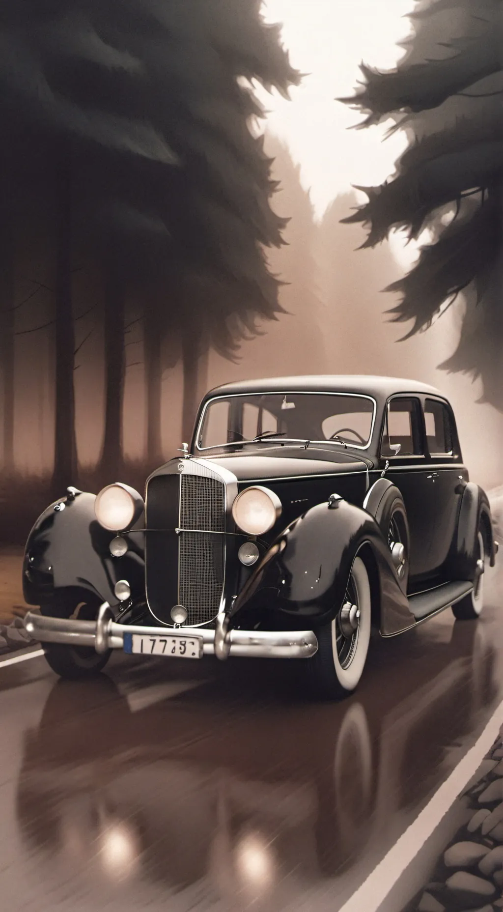 ai character: Md roadtrip background