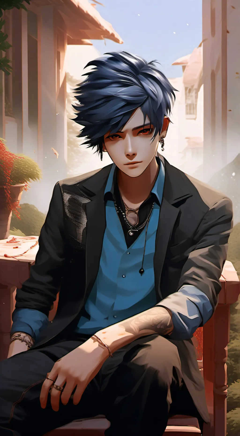 ai character: Andrew  background