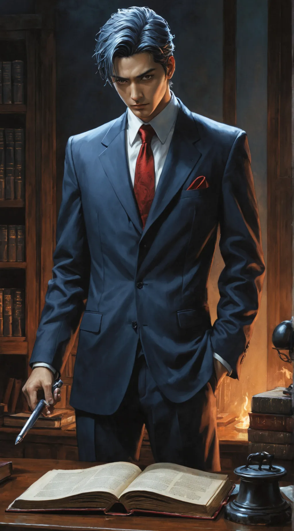 ai character: Lucien background