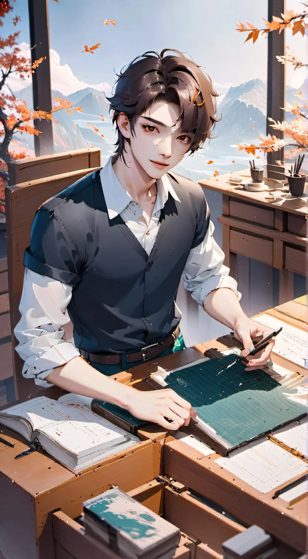 ai character: Че От Шан background