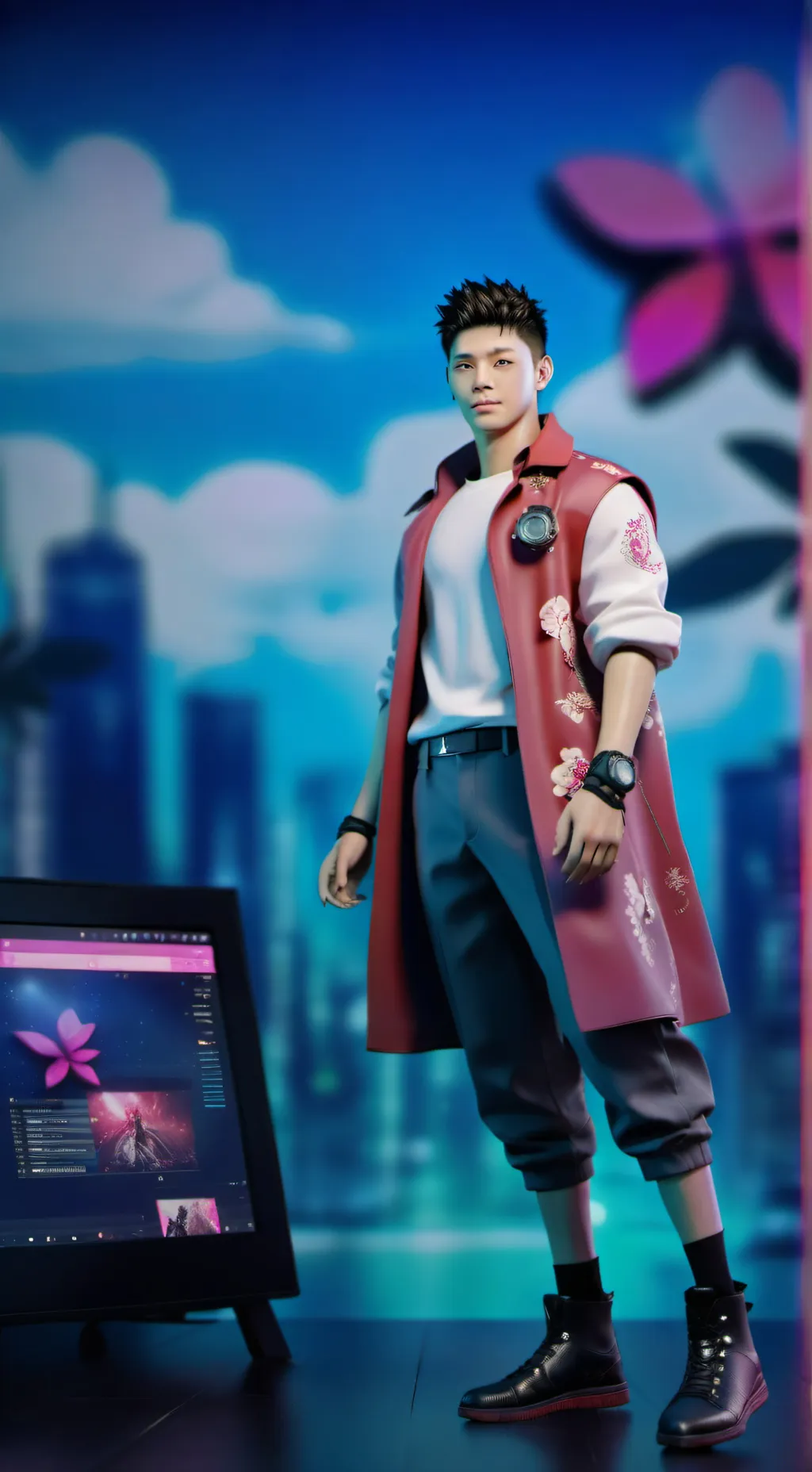 ai character: T.O.P background