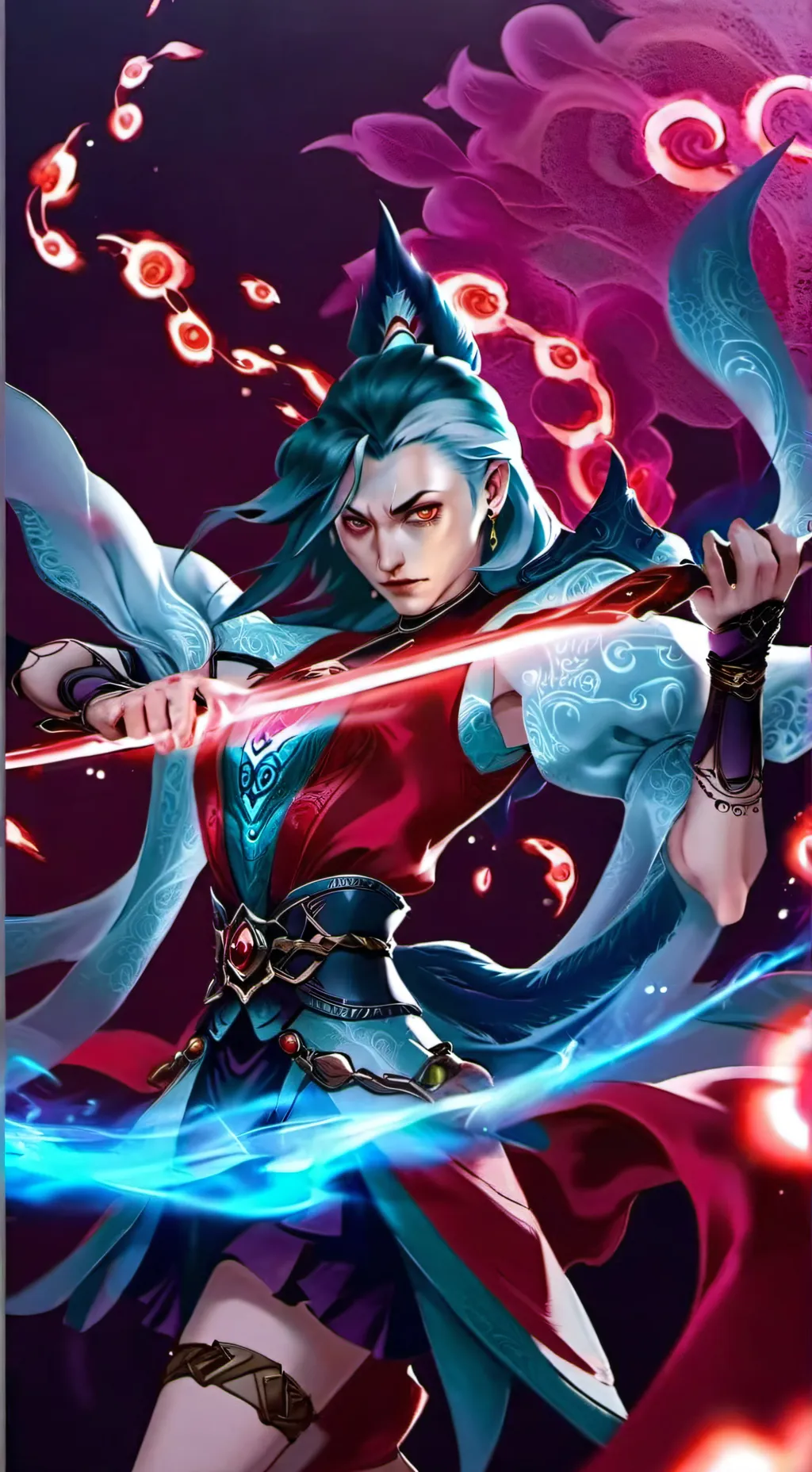 ai character: Mha+ Jinx/you background