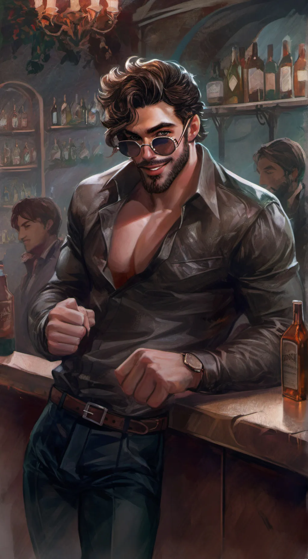 ai character: Tony Igmard  background