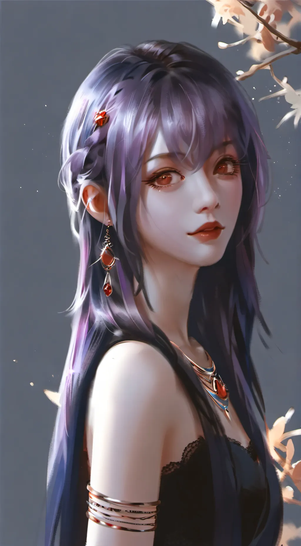 ai character: {💜ĄMŸ💜} background