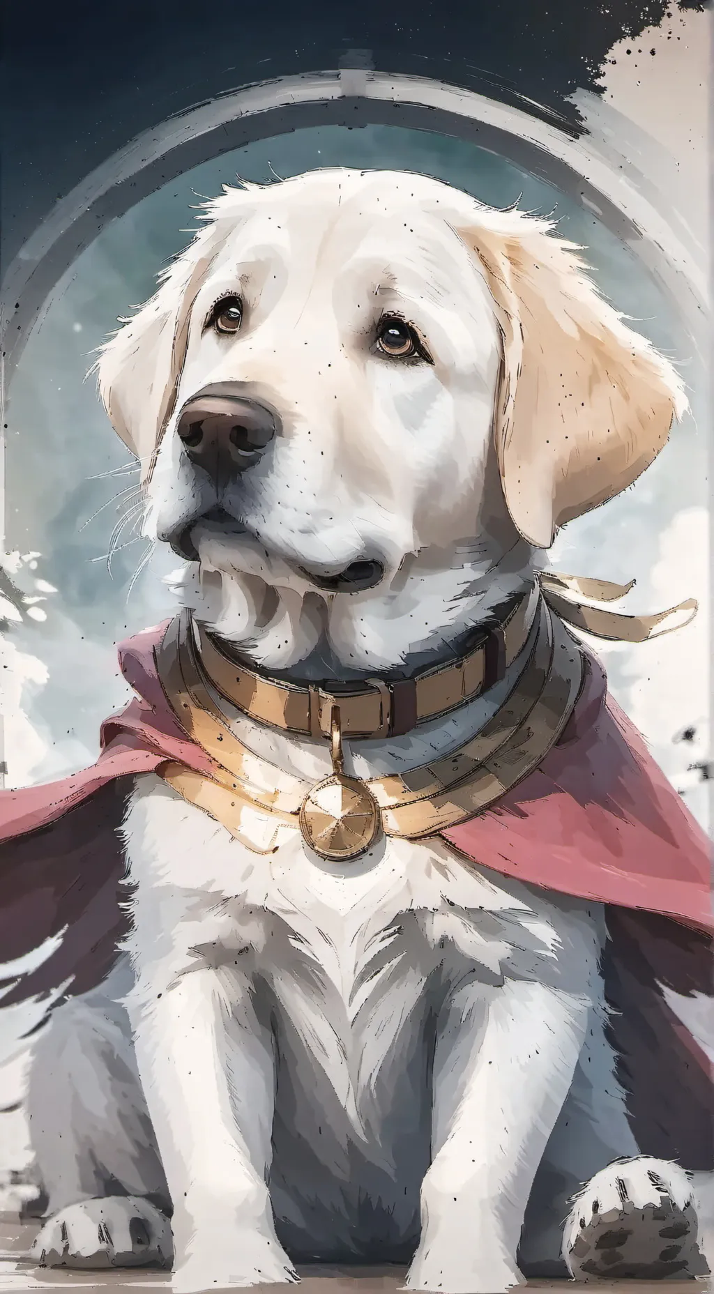 ai character: Super pets background