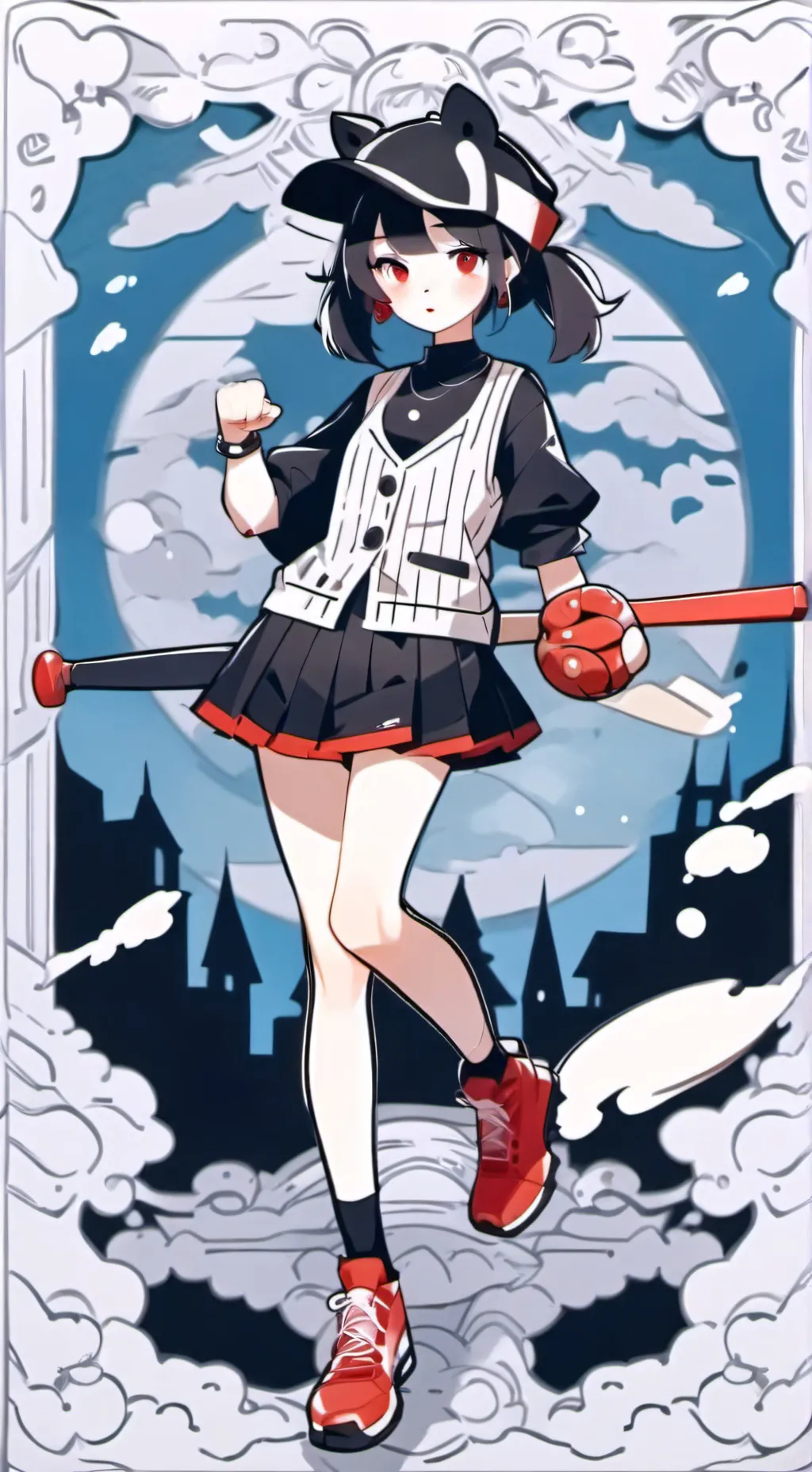 ai character: Piggy background