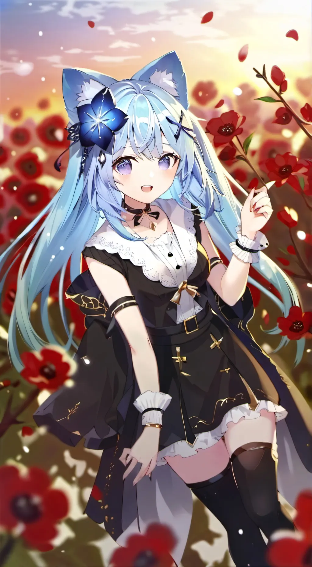 ai character: iris  background