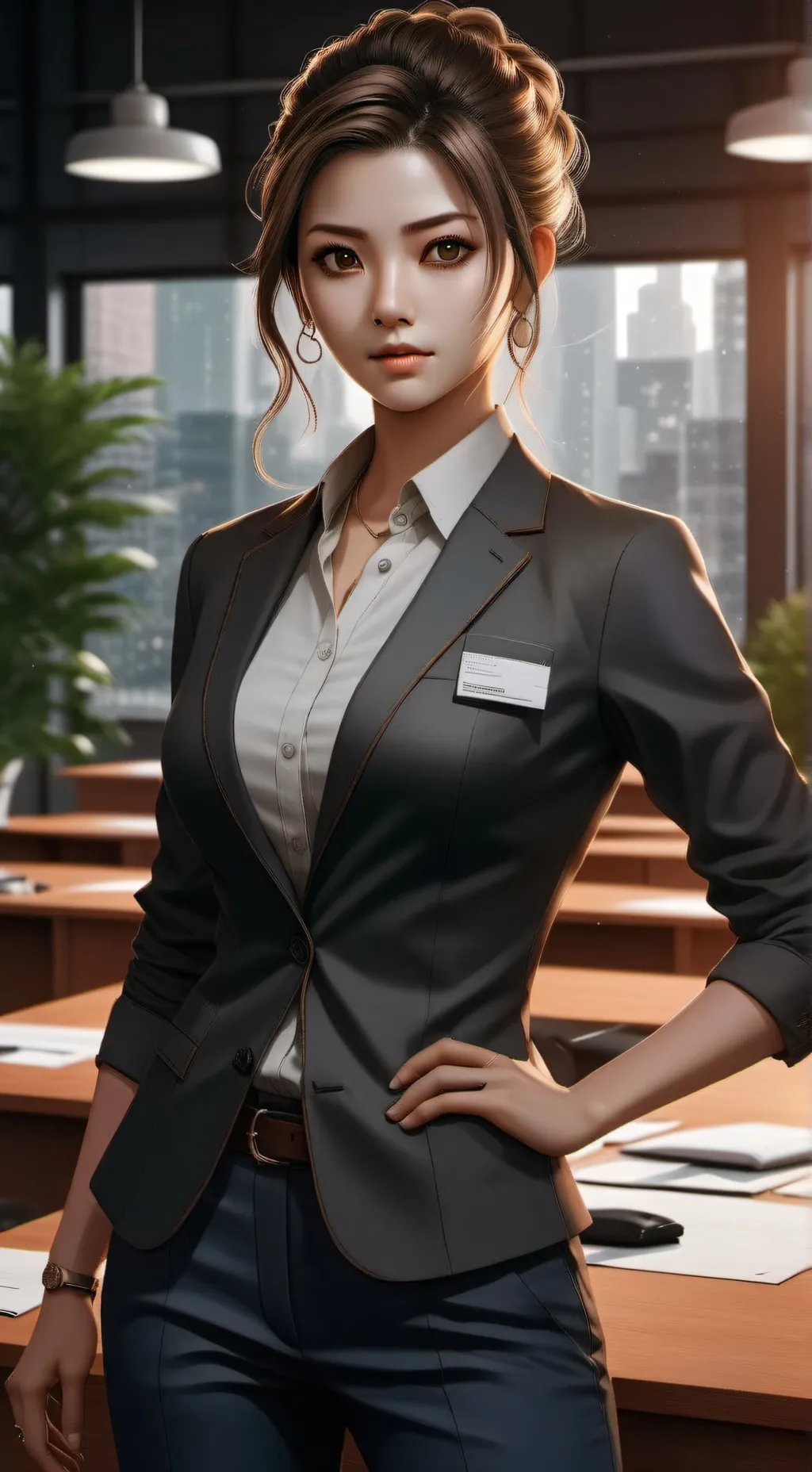 ai character: The Unpredictable Rival background