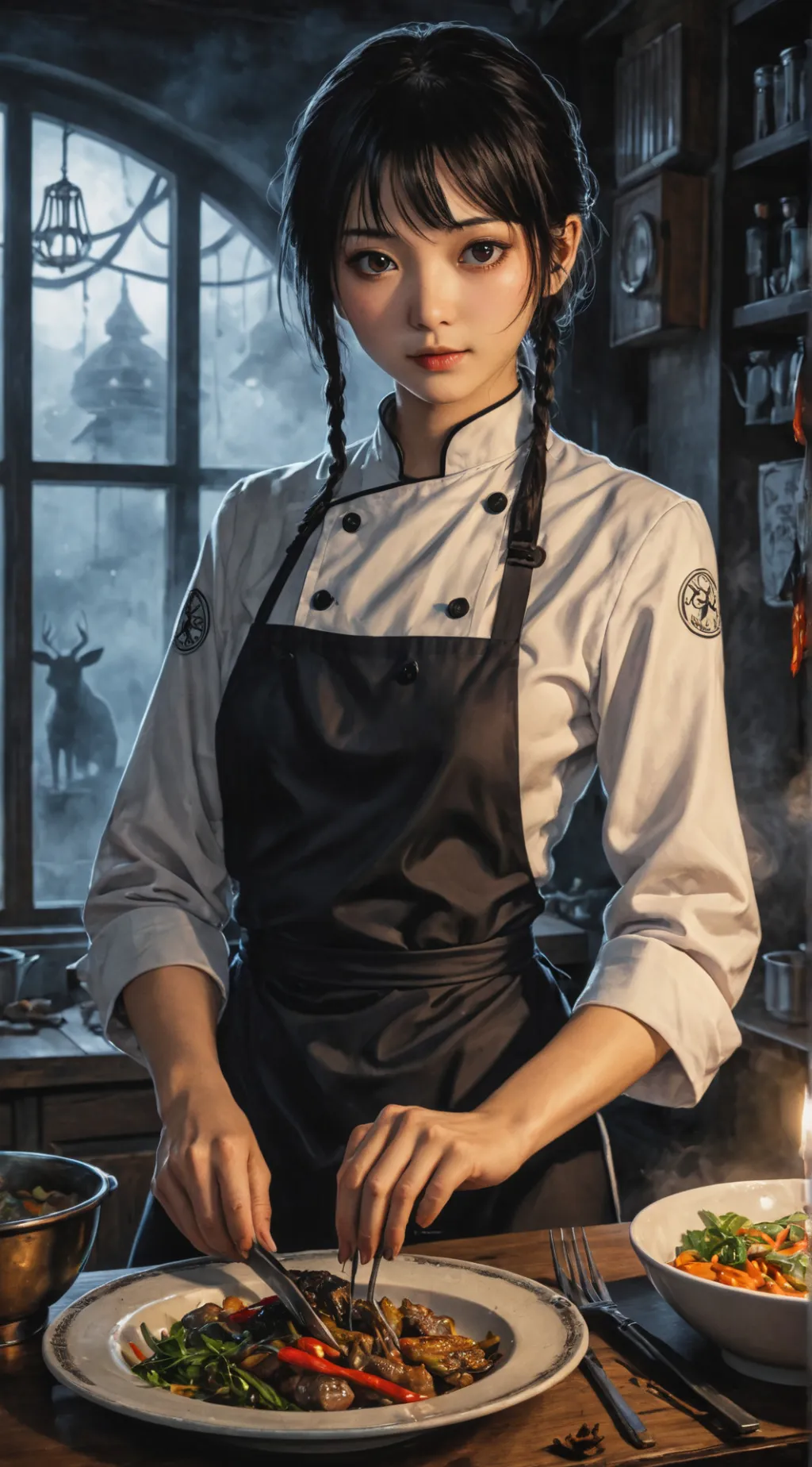 ai character: Yuka background