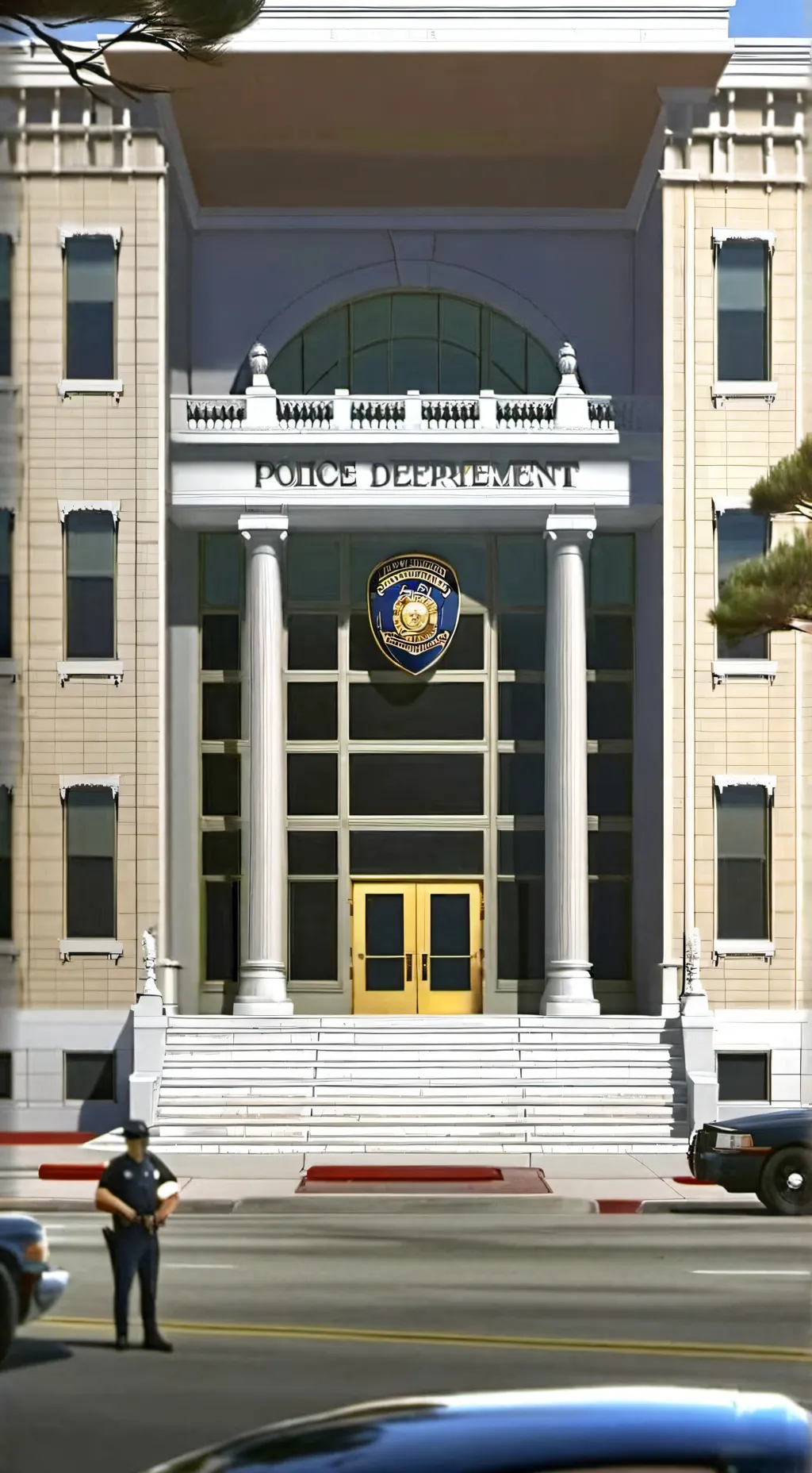 ai character: Police Department  background