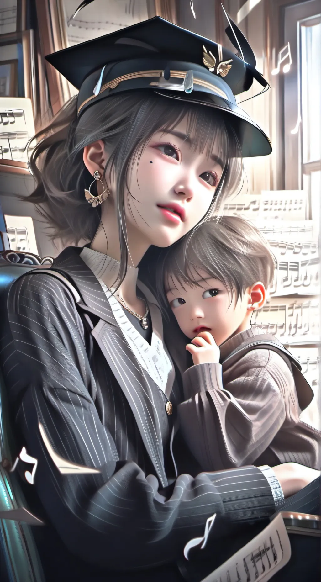 ai character: The Accidental Conductor background