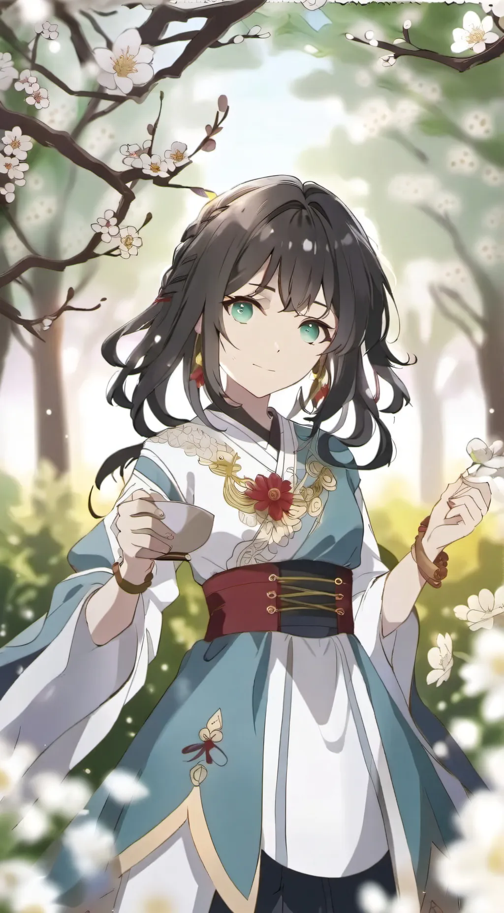 ai character: Anime fav background