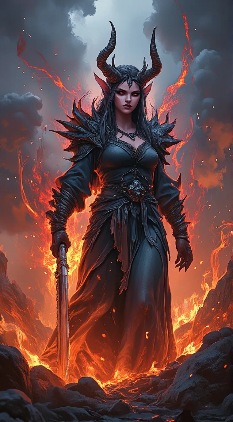 ai character: Demon King background