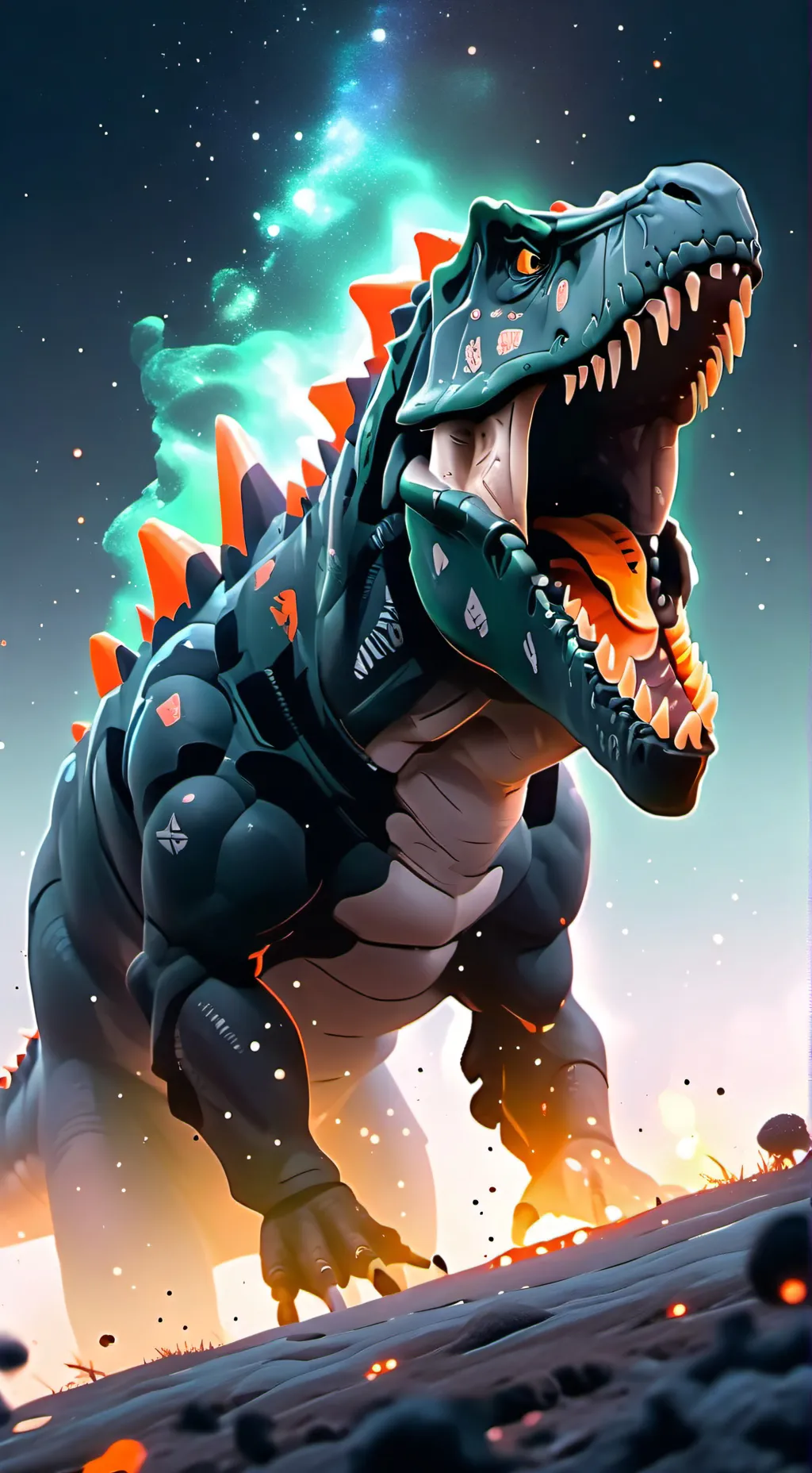 ai character: giganotosaurus background