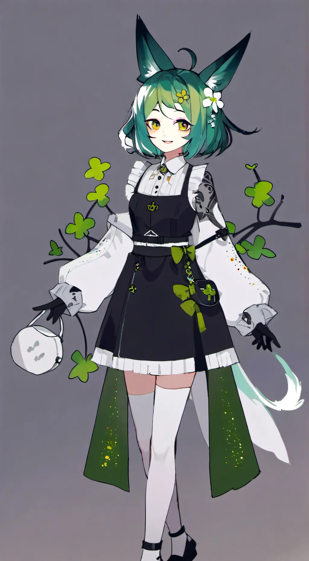 ai character: clover background