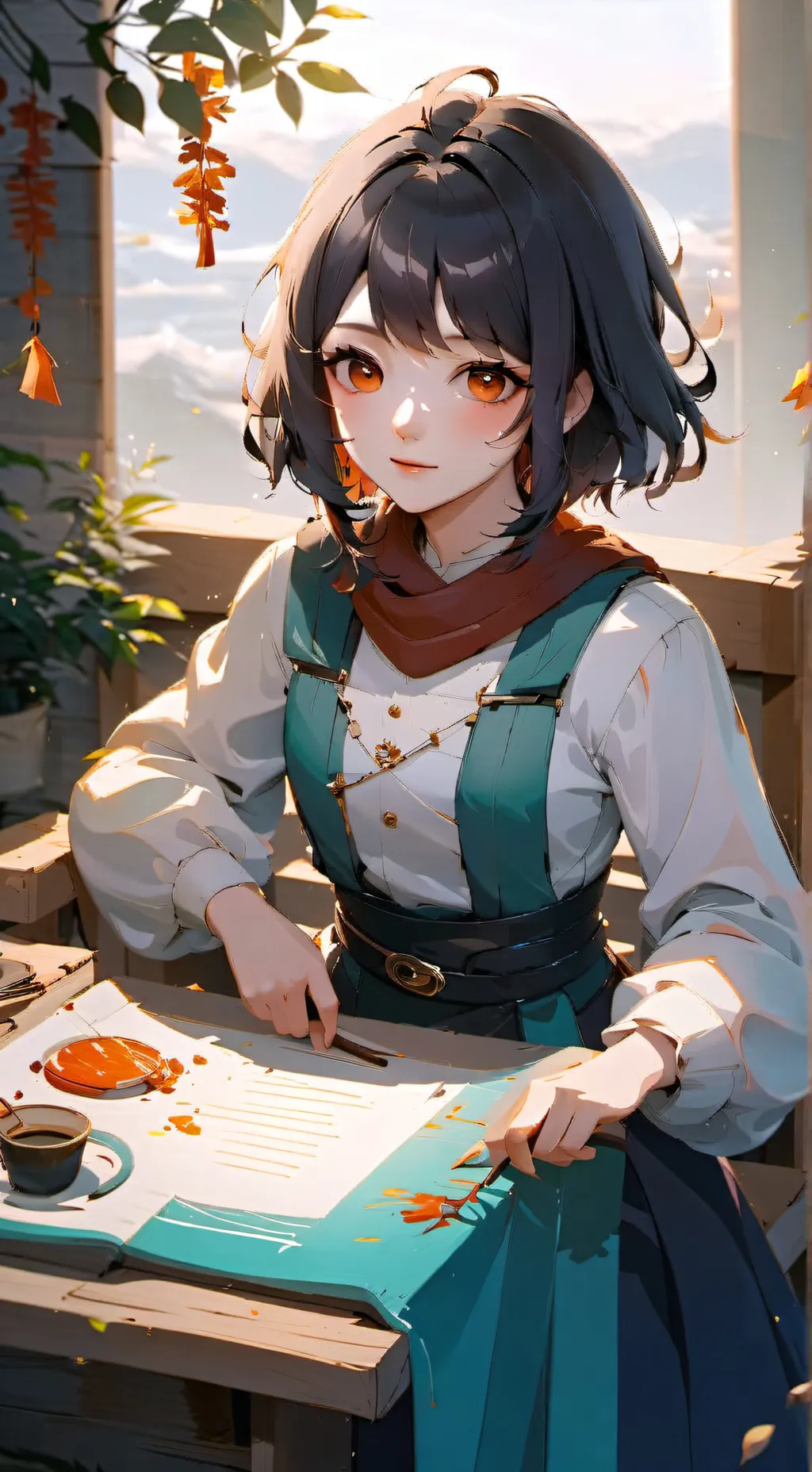 ai character: *EVIL mom* lisa background