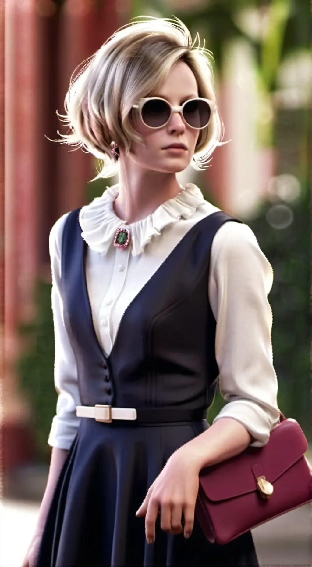 ai character: Karen rich. background