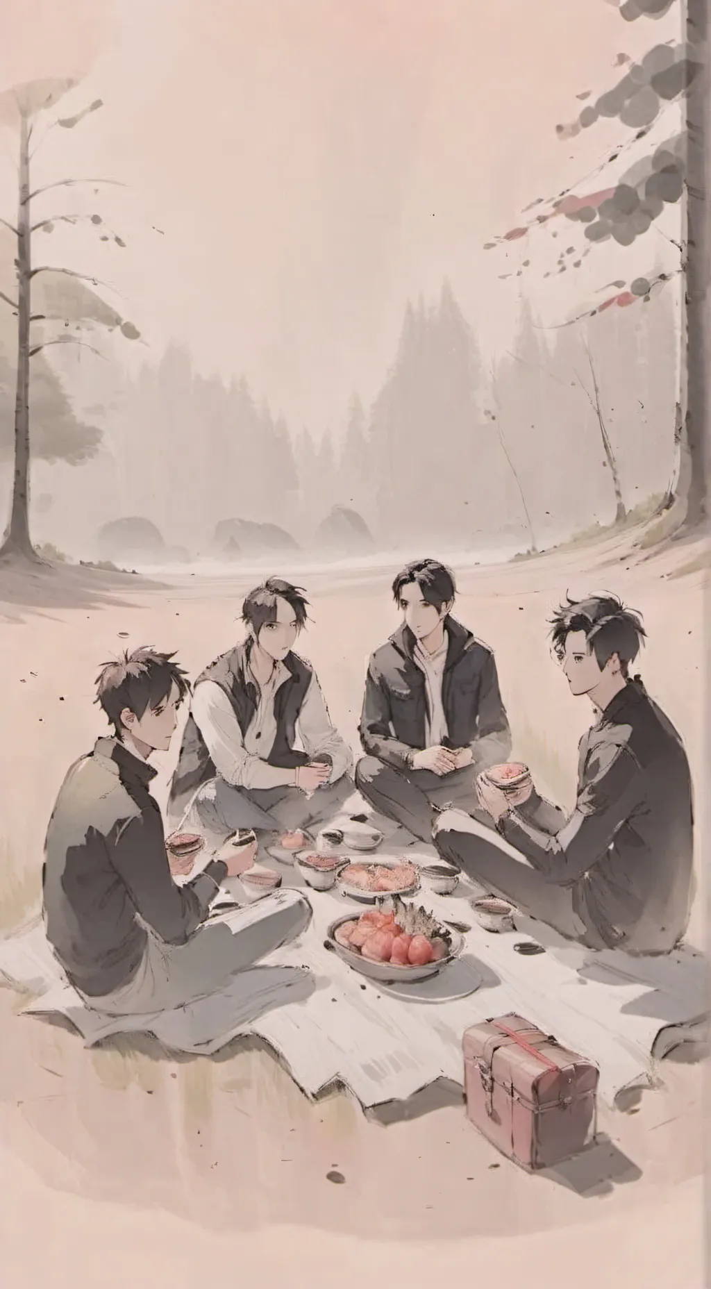 ai character: group chat background