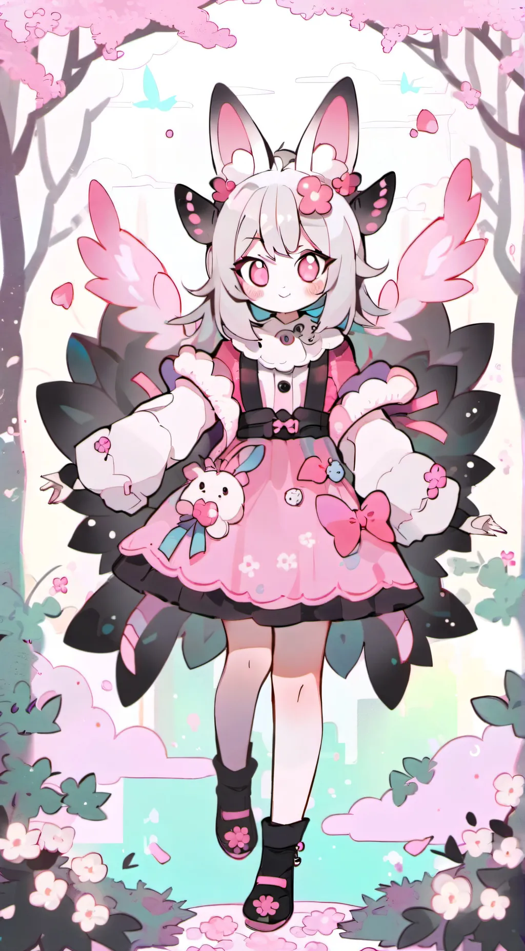 ai character: кофеëк☕ background