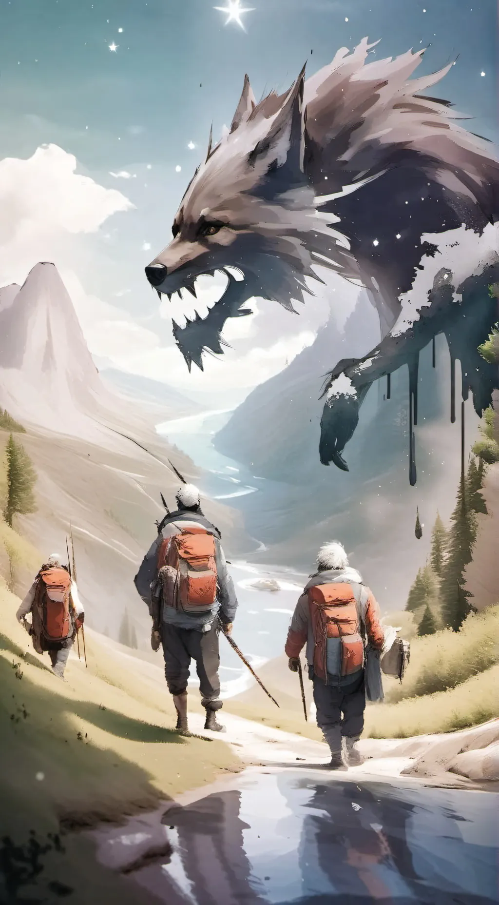 ai character: md camping?? background