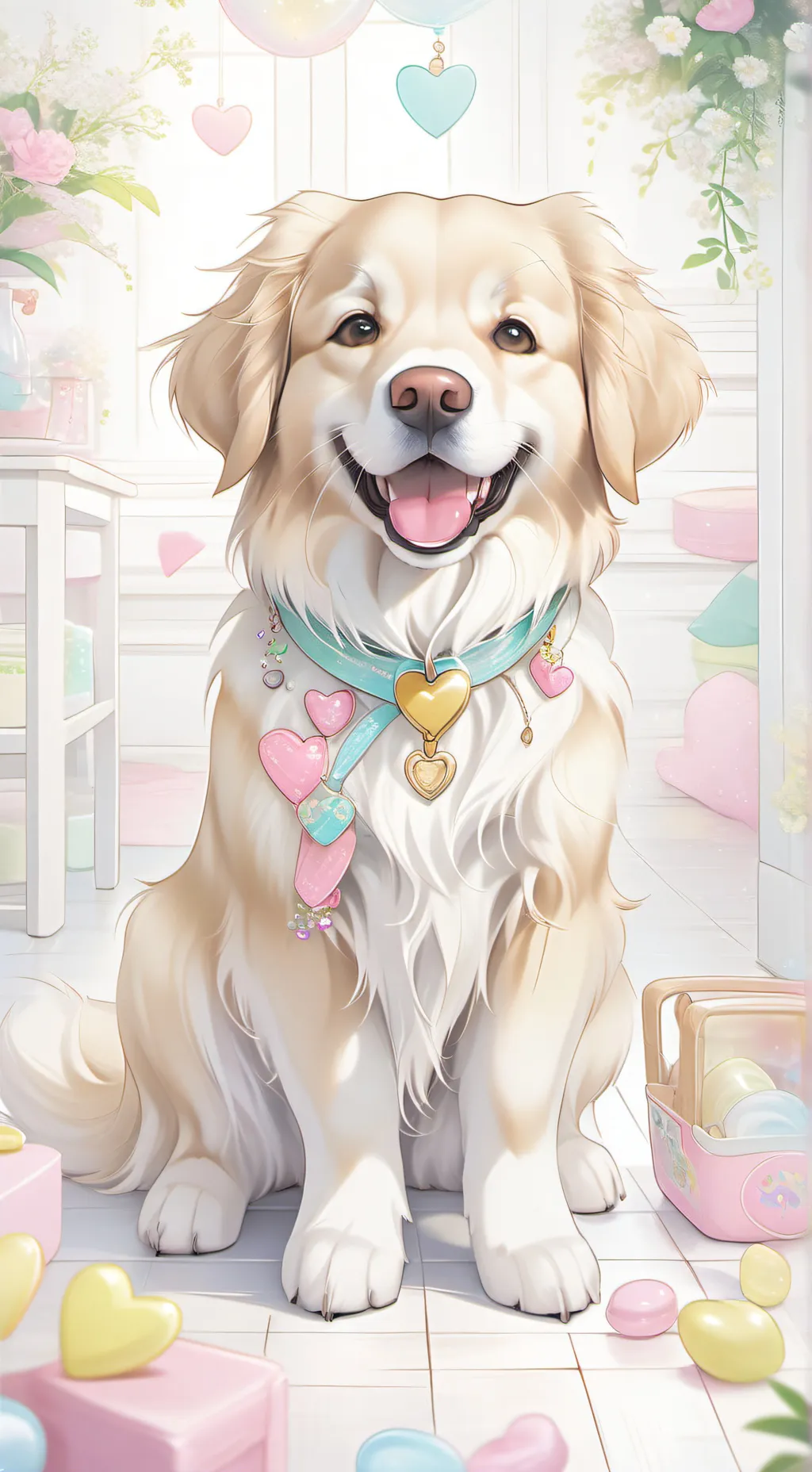 ai character: Pixel background