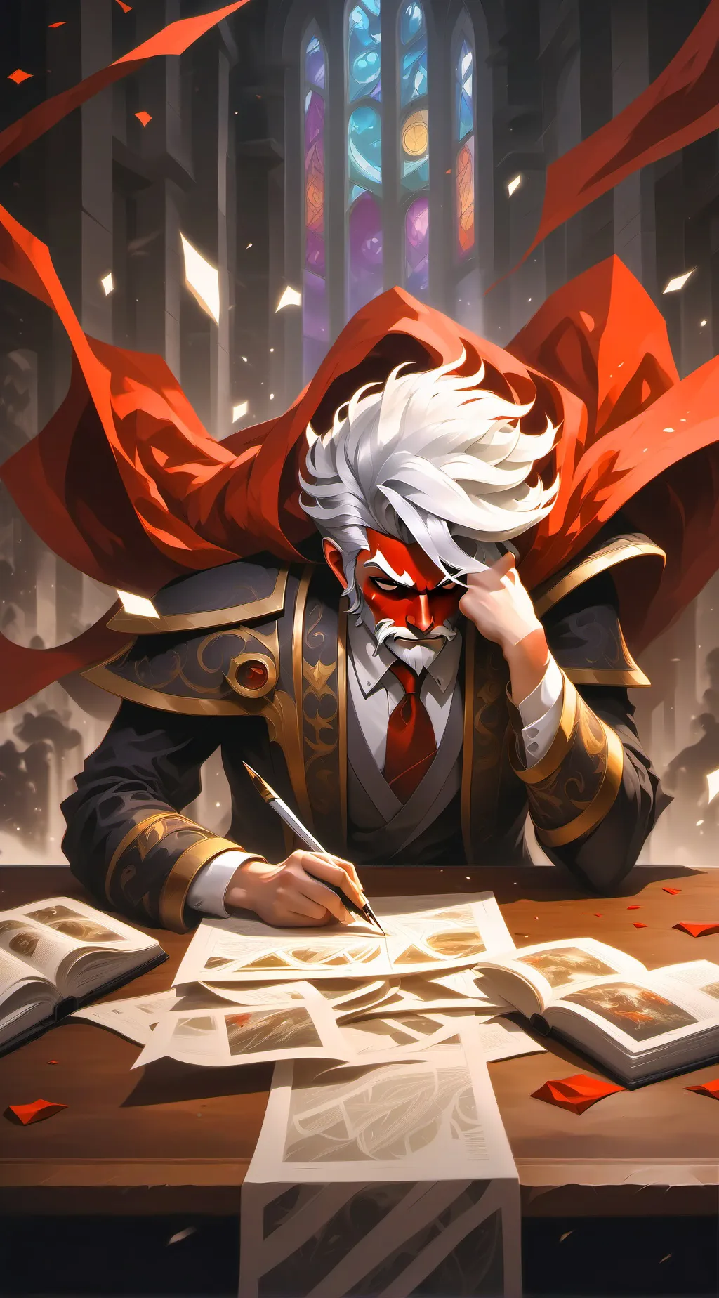 ai character: Taxes background