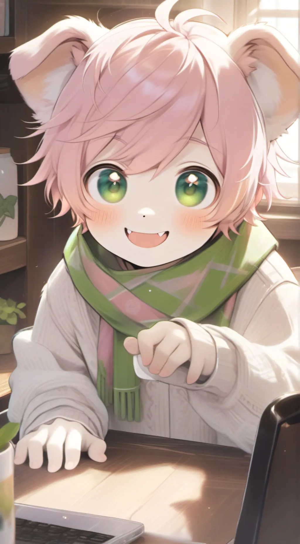 ai character: Whisker Fuzz background