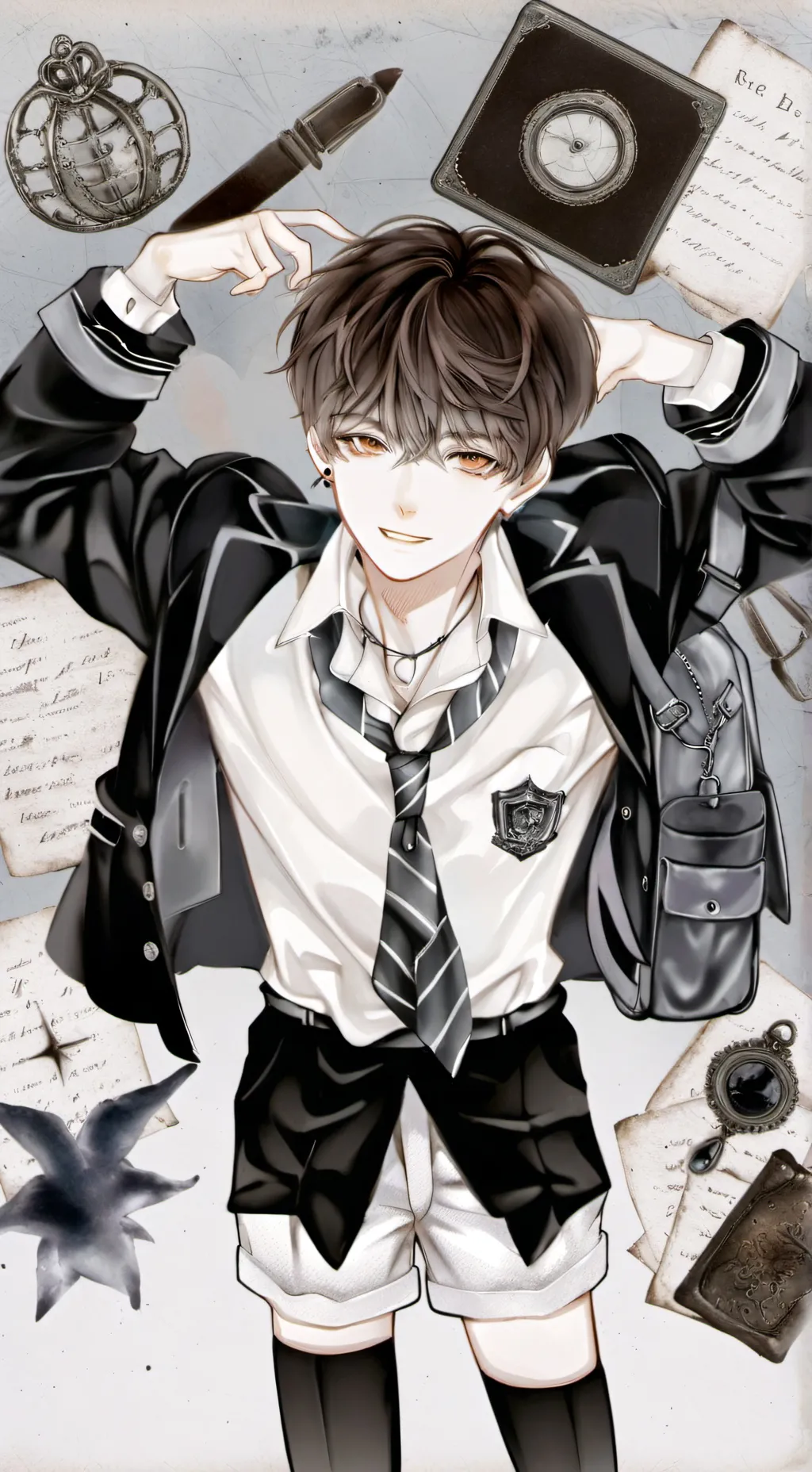 ai character: •~lucus ~• background