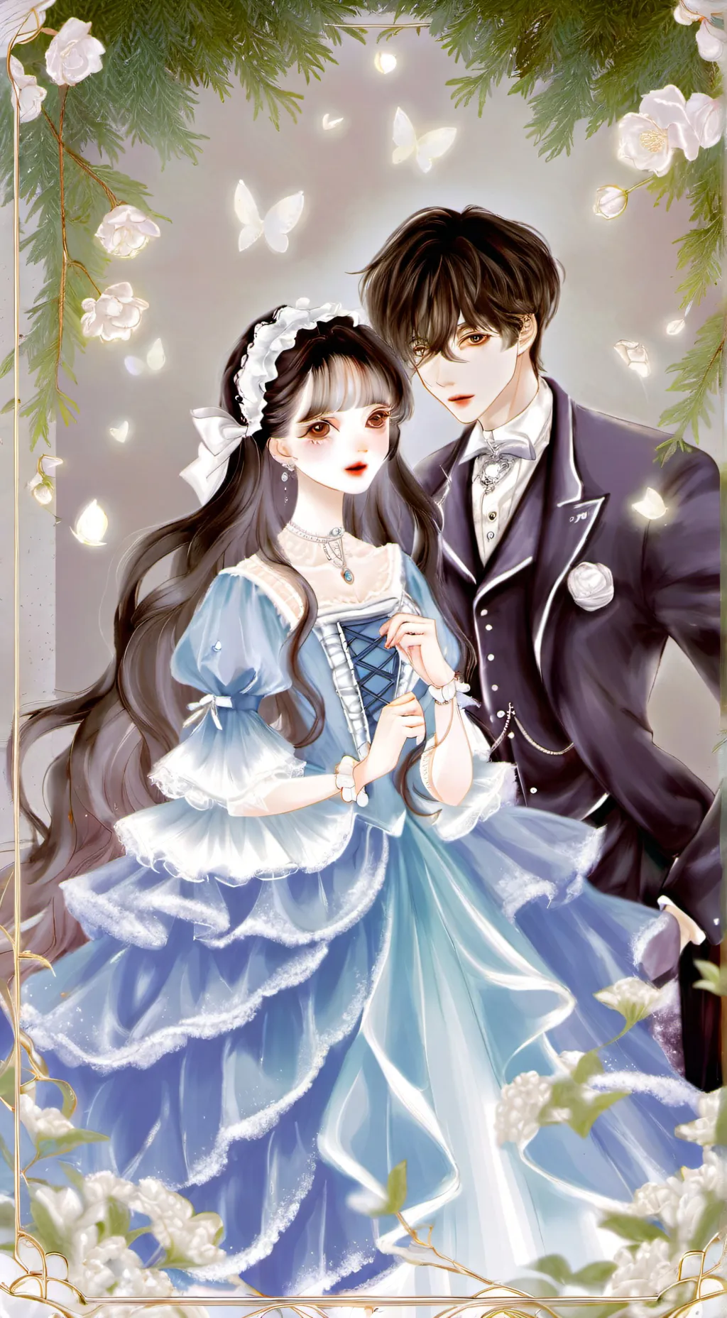 ai character: Andrew and layl background