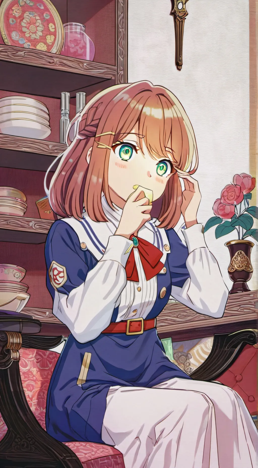 ai character: 𝓼𝓪𝓴𝓲🧋 background