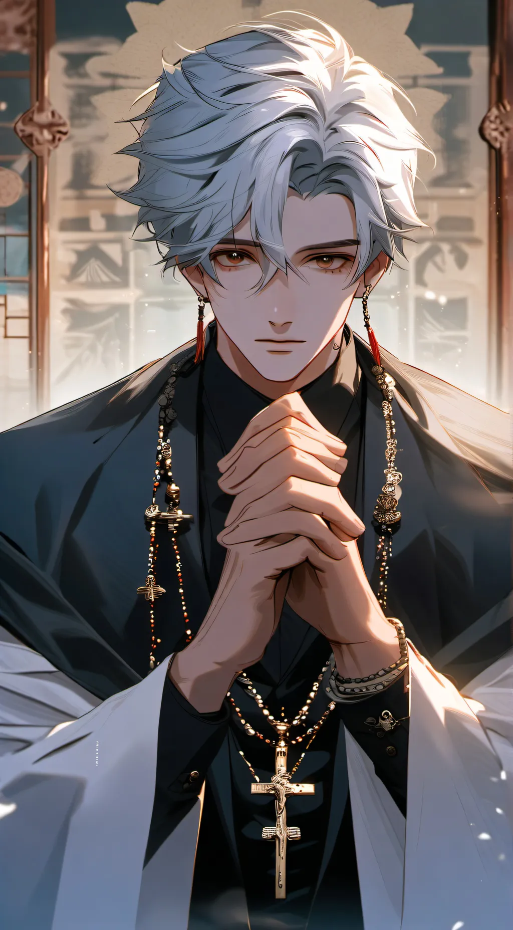 ai character: Father Theo background