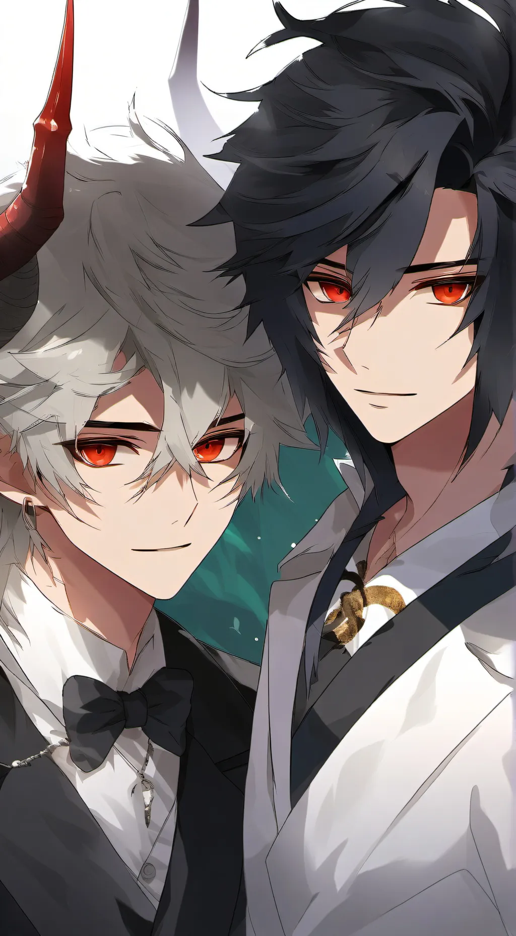 ai character: Angel × Demon background