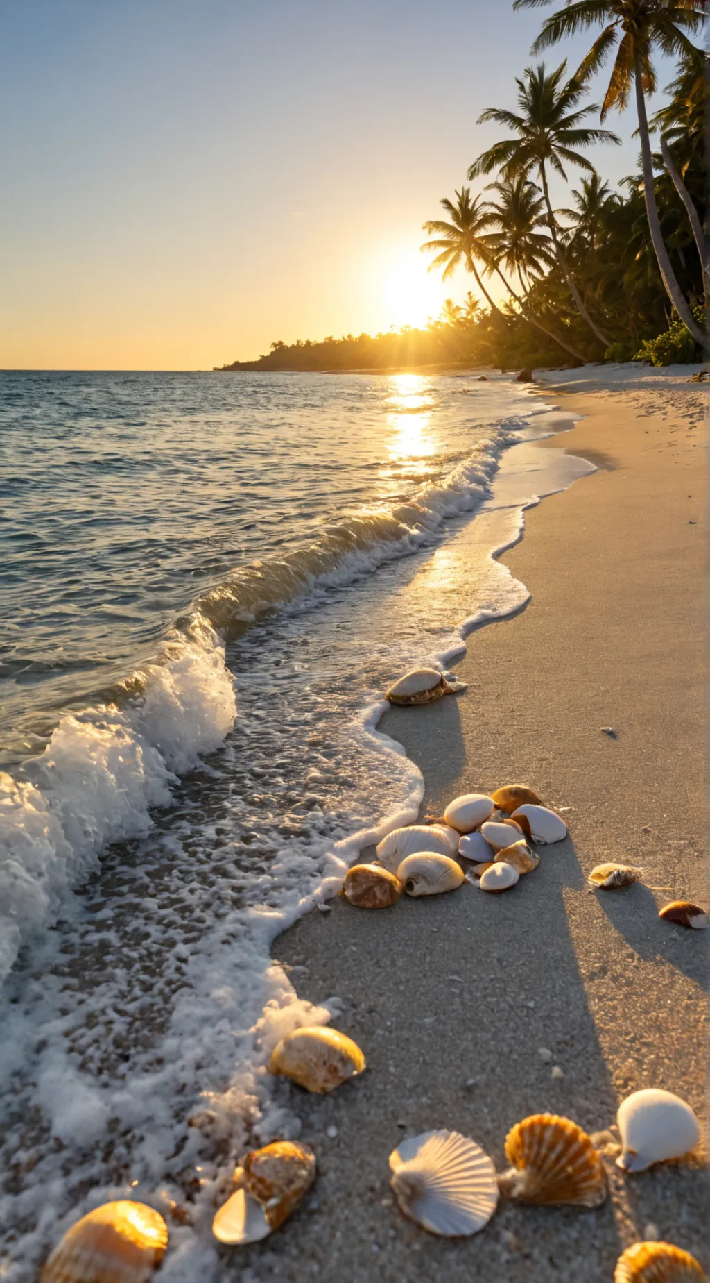 ai character: Beach 🤩 background