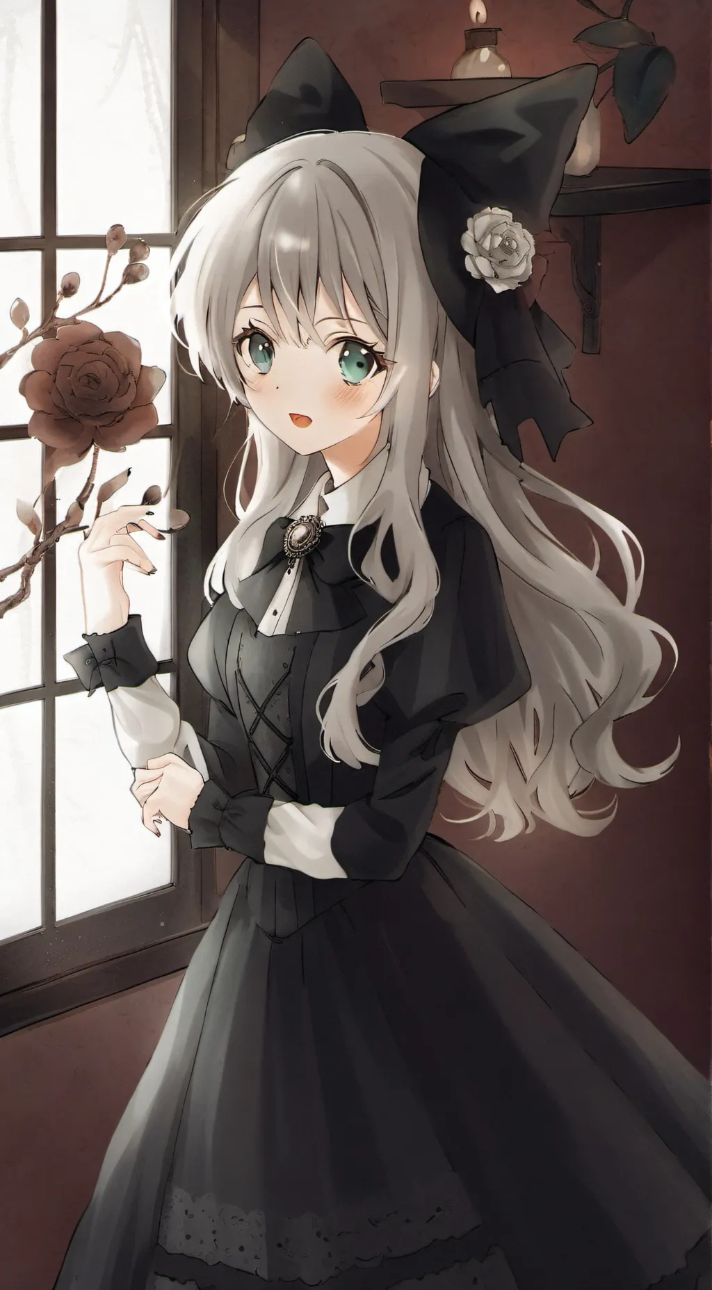 ai character: аканэ background