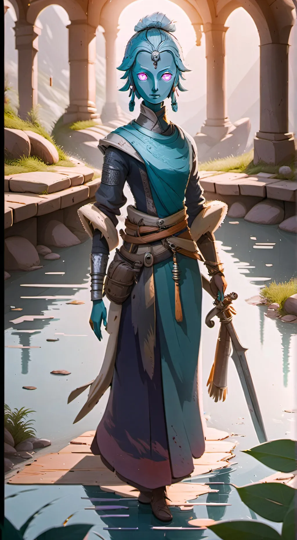 ai character: Fi background