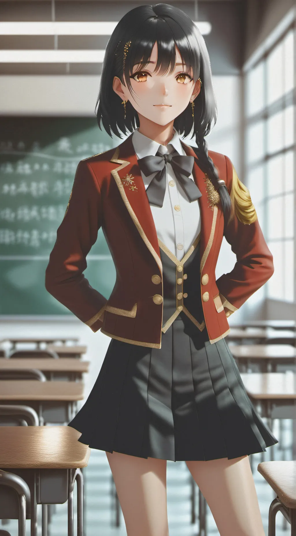 ai character: Horikita Suzune  background