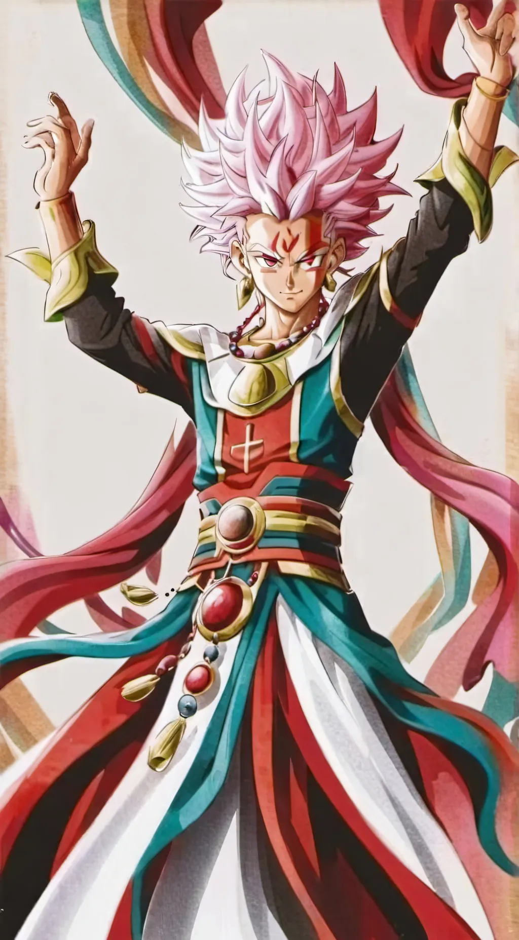 ai character: vegeta ego superio background