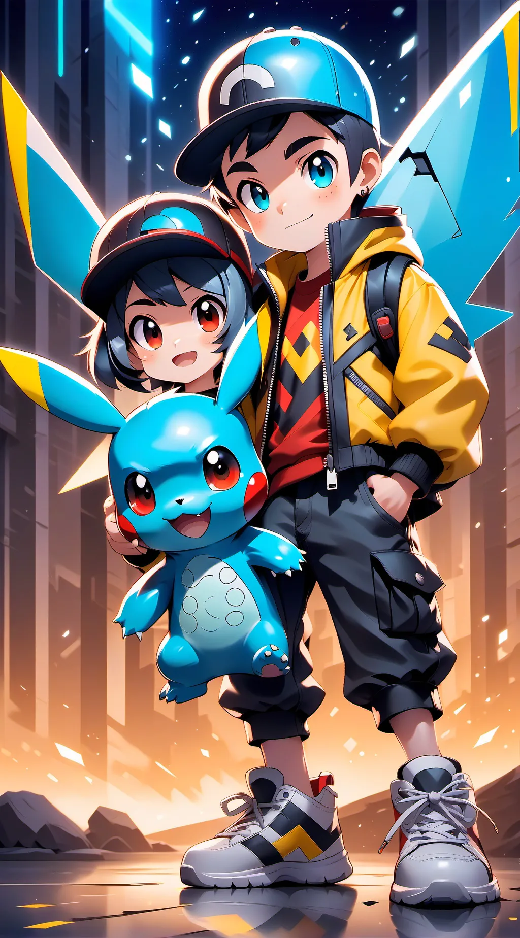 ai character: shadow X (uroc)  background