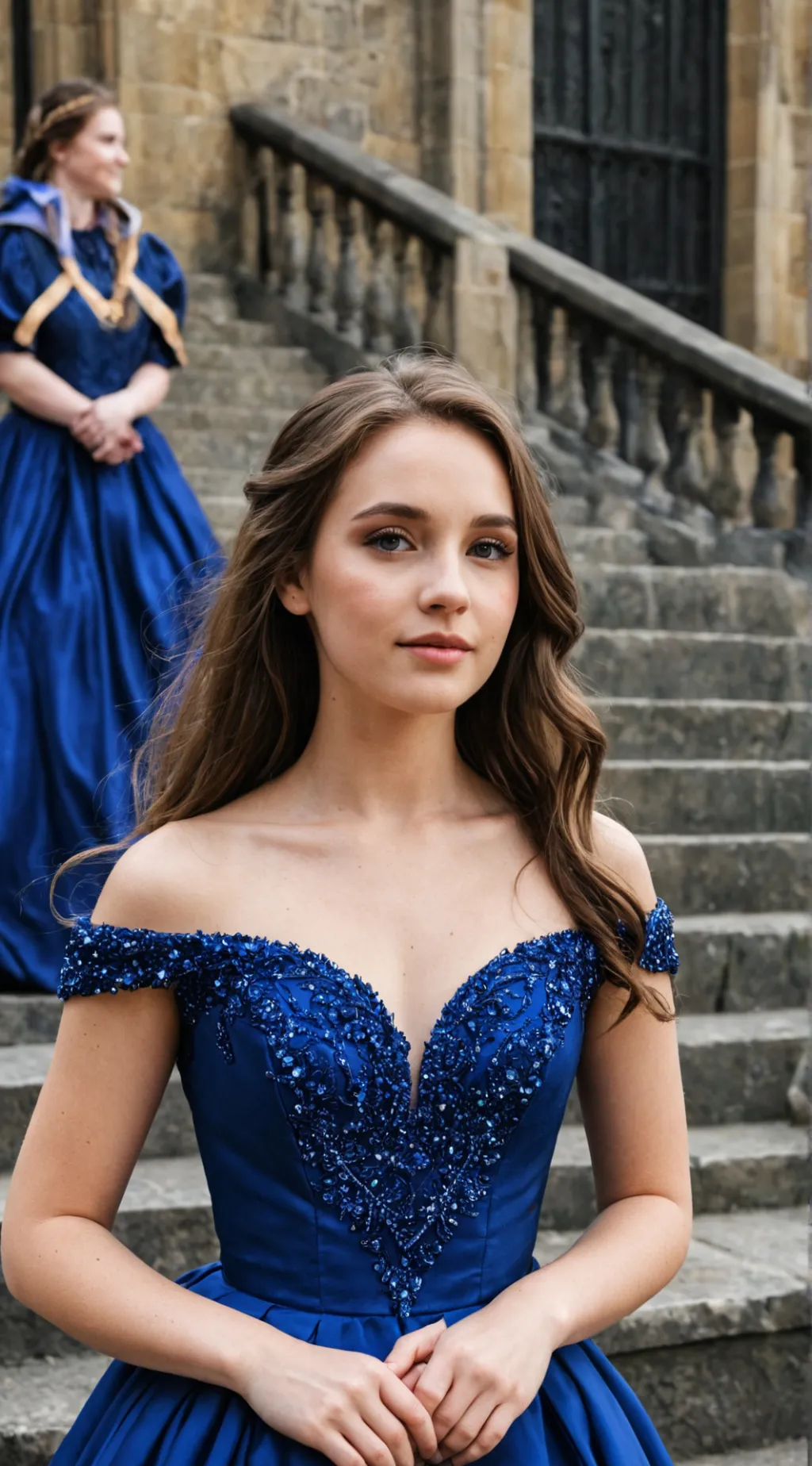 ai character: Yule Ball ❄️💖 background