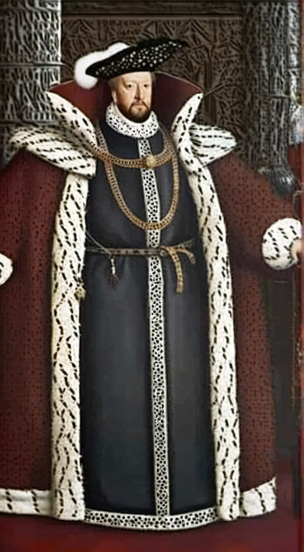 ai character: king Henry VIII background