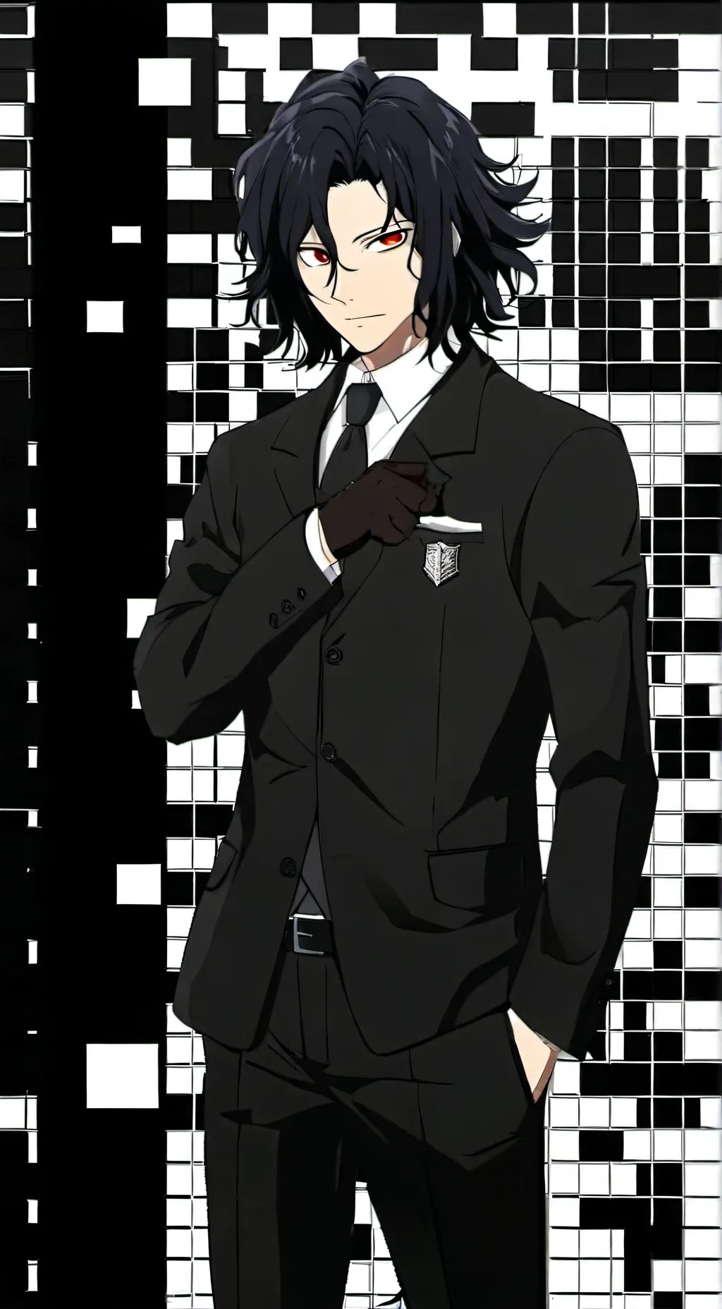ai character: mha vampire  background