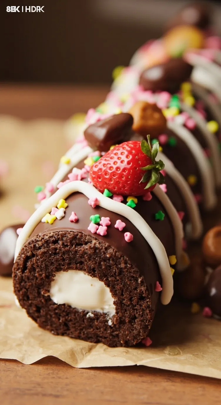 ai character: Fruitcake & ginger background