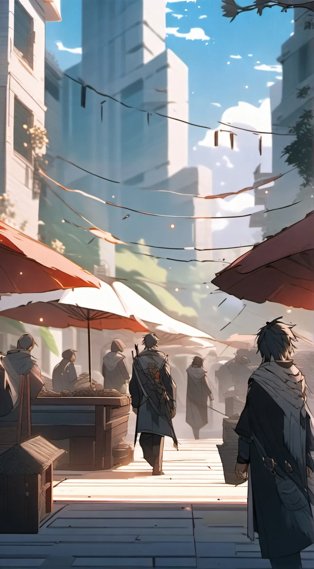 ai character: Horror movie 10 background