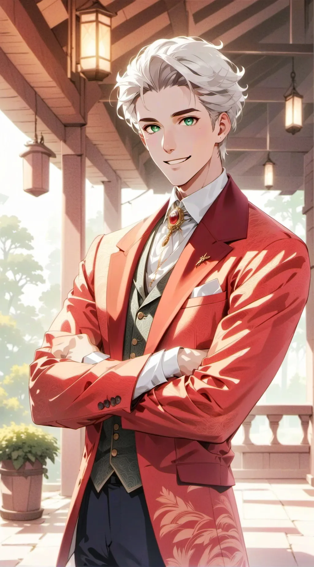 ai character: Alexander  background